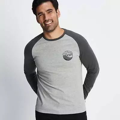Buy TOG24 Fristan Mens Long Sleeve Cotton T-Shirt With Raglan Sleeves • 20£