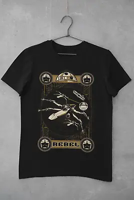 Buy Rebel Alliance Sci-Fi T Shirt Wars Star Retro Wing X Fighter Classic Gift Idea • 11.16£