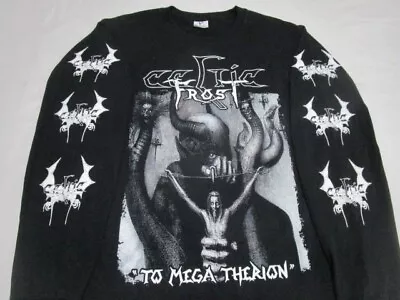 Buy CELTIC FROST  To Mega Therion LONG SLEEVE LARGE Size HELLHAMMER • 27.60£