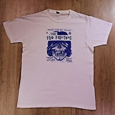 Buy Foo Fighters Roxy Theater LA Mens Medium T Shirt 2014 White Official Merch • 154.17£