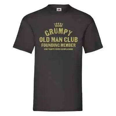 Buy Grumpy Old Man Club Founding Member Only Happy When Complaining T Shirt Sm-2XL • 11.49£
