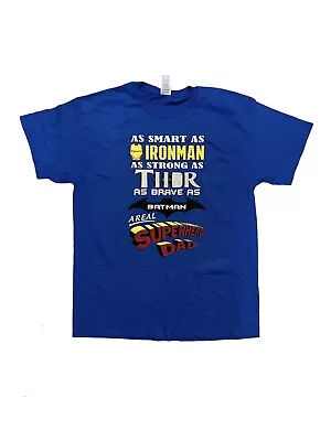 Buy Mens Marvel T Shirt Superhero Dad Funny T-Shirt FREE UK SHIPPING • 11.99£
