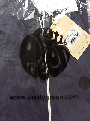 Buy Pretty Green Mens Corporation Monkey Jacket In Blue BNWT RRP £90 • 35£
