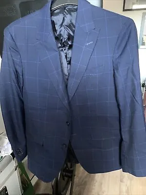 Buy Men Dress Jacket From Massimo Ditto Blue Check Worn Once  • 3£