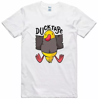 Buy Funny T Shirt Duck Tape Print Regular Fit 100% Cotton Tee • 8.99£
