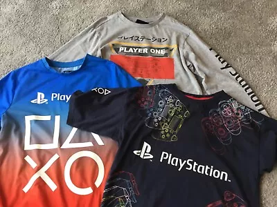 Buy Boys Playstation T-Shirts Bundle Sizes 10 - 12 Years • 7.50£
