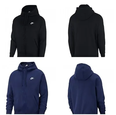 Buy Nike Fleece Full Sleeve Pullover NSW Hoodie Sweatshirt Top Black Blue S M L XL • 35.99£