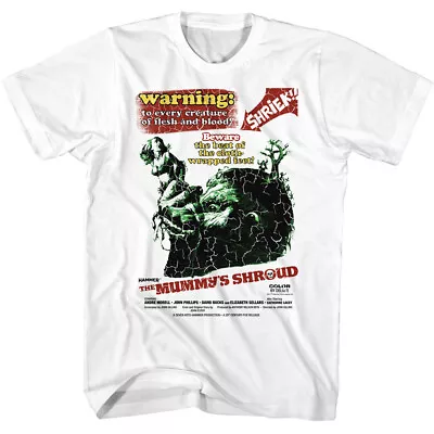 Buy Hammer Horror The Mummy's Shroud Halloween Movie Poster Men's T Shirt • 39.01£