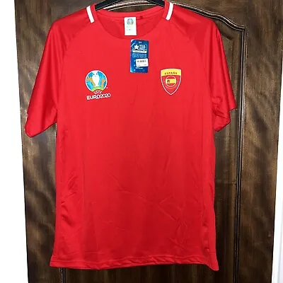 Buy UEFA Euro 2020 Spain Official Fan T-Shirt Size L . Brand New With Tags • 14£
