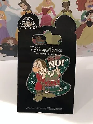 Buy Disney Grumpy Ho Ho No Festive Holiday Christmas Sweater Pin • 14.20£