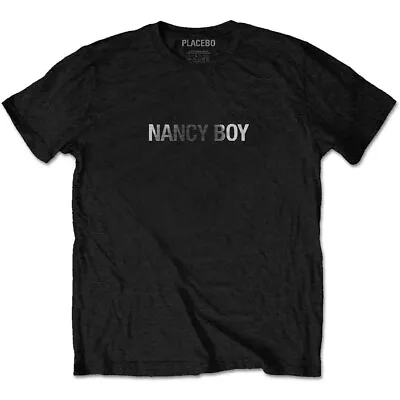 Buy Officially Licensed Placebo Nancy Boy Mens Black T Shirt Placebo Classic Tee • 15.50£