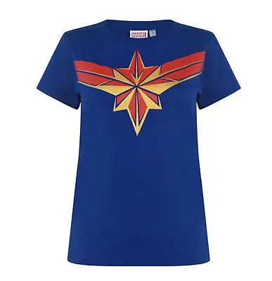 Buy Captain Marvel - Ladies Slim Fit T Shirts  • 10.99£