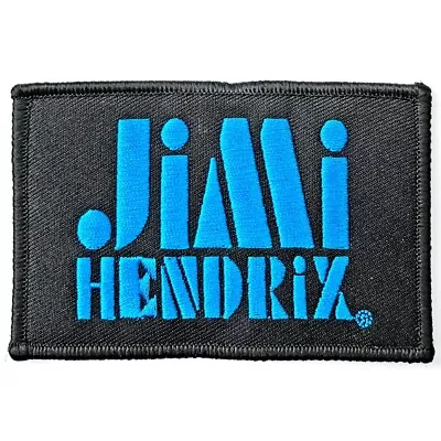 Buy JIMI HENDRIX Iron-On Standard Patch: STENCIL LOGO: Official Merch Jimmy Fan Gift • 4.30£