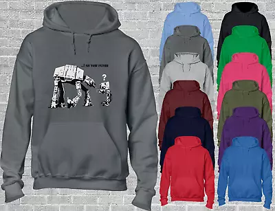 Buy I Am Your Father At-at Hoody Hoodie Cool Banksy Father Gift Present Idea Top • 16.99£