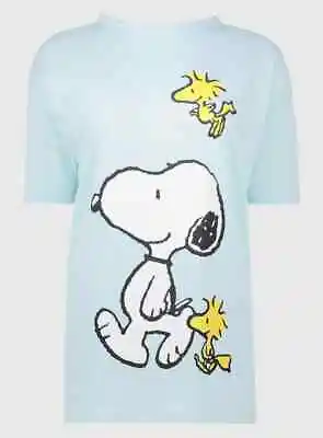 Buy Snoopy Print Official Ladies Skinny New T-Shirt Various Sizes • 14.99£