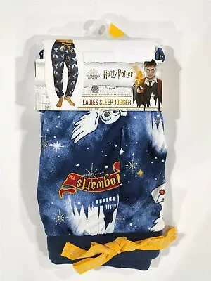 Buy Harry Potter Pajamas Womens Medium 8-10 Hogwarts Hedwig Lounge Pant Jogger PJs • 21.12£