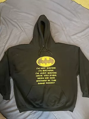 Buy Batman Funny Hoodie Size 2XL • 10£