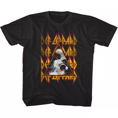 Buy Def Leppard Hysteria Face Kids T Shirt Logos Glam Rock Band Concert Tour Merch • 17.72£