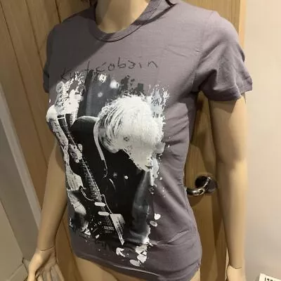 Buy Kurt Cobain Grey T-shirt Official Merchandise 100% Cotton  Size S - 36/38 Inch • 8£