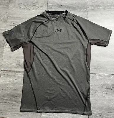 Buy Under Amour Mens Grey Compression T-Shirt Size 2XL • 14.99£