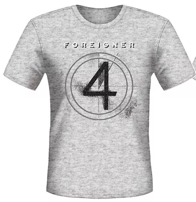 Buy Foreigner (4) - NEW Official Grey Colour T-Shirt *Sale Price £9.99 + FREE P+P • 9.99£