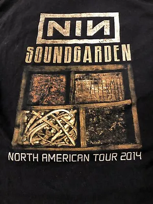 Buy Soundgarden Chris Cornell Solo Rare OOP Tour Shirt Medium TOTD Nine Inch Nails • 108.09£