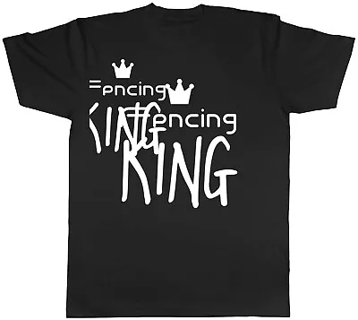 Buy Fencing King Mens Unisex T-Shirt Tee • 8.99£