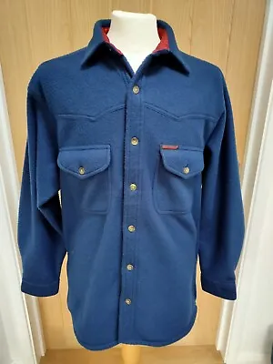 Buy Vintage Dickies Fleece Jacket - Navy - Size Medium - Loose Fit • 21.99£
