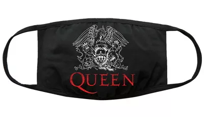 Buy Queen Classic Crest Black Face Mask OFFICIAL • 10.39£