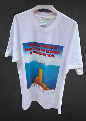 Buy National Lottery Jaws Parody T-shirt Size XL 1998 Single Stitch Promo Tee Rare • 75£