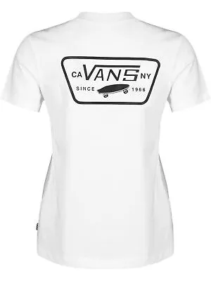 Buy Vans White-Black Full Patch Womens T-Shirt - L • 8.99£