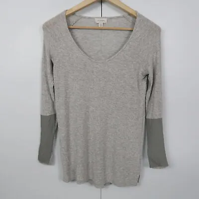 Buy Witchery Womens Knit Top Size XS Grey Long Sleeve Pullover Shirt • 9.23£