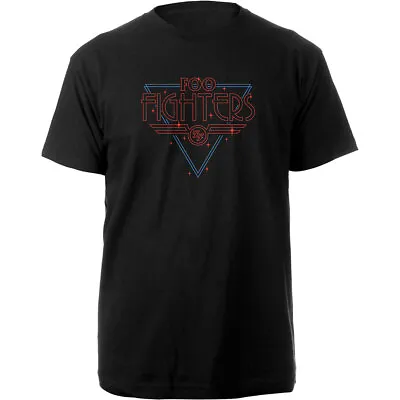 Buy FOO FIGHTERS- BLACK DISCO OUTLINE Official T Shirt Mens Rock Licensed Merch New • 15.94£