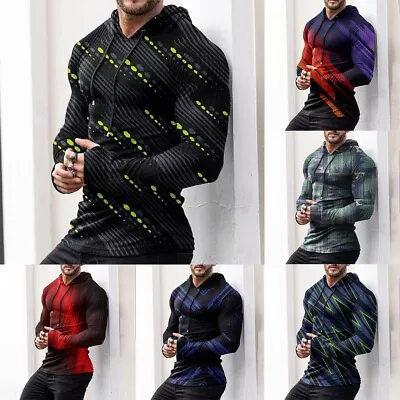 Buy Stylish Men's Hoodies Print Pullover Sweatshirts For Casual Streetwear • 17.38£