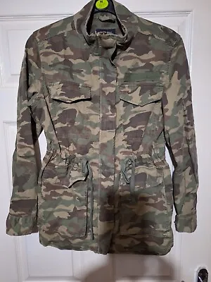 Buy Marks And Spencer 12 Camouflage Army Vintage Women's Jacket  • 22.99£