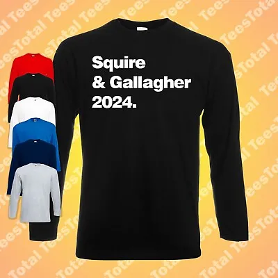 Buy John Squire And Liam Gallagher 2024 Long Sleeve T-Shirt | Oasis | Stone Roses • 18.99£