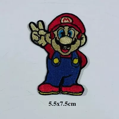 Buy Super Mario Video Game Peace Win Embroidered Badge Patch Iron Sew Jacket.N-543 • 3£