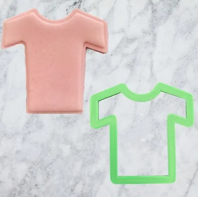 Buy Football T-shirt Cookie Cutter Fondant Biscuit - 3 Sizes Icing Bake 6cm 8cm 10cm • 3.99£