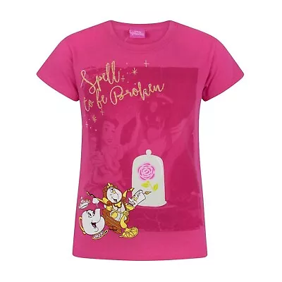 Buy Beauty And The Beast Girls Spell To Be Broken T-Shirt NS5940 • 11.84£