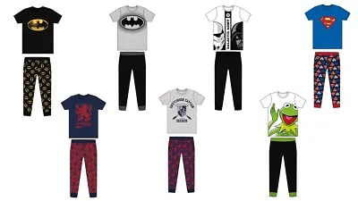 Buy Men's Pyjamas Character Nightwear Older Boys 100% Cotton Small Medium Large XL • 19.99£