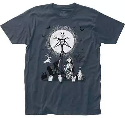 Buy The Nightmare Before Christmas Graveyard Jack Sally Tim Burton T Shirt NBC06 • 33.49£