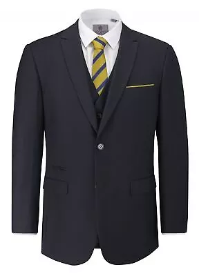 Buy SKOPES Tailored Fit Superfine Twill Jacket In Navy Size 34-64 • 112.95£