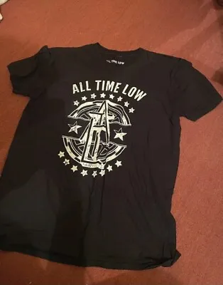 Buy All Time Low T Shirt Rare Band Rock Merch Tee Size Large • 12.50£