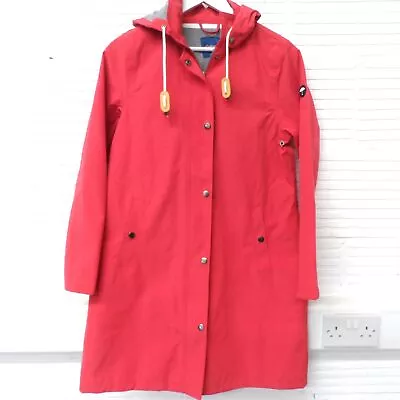 Buy Cotton Traders Singing In The Rain Waterproof Jacket Red Sz 10 • 22£