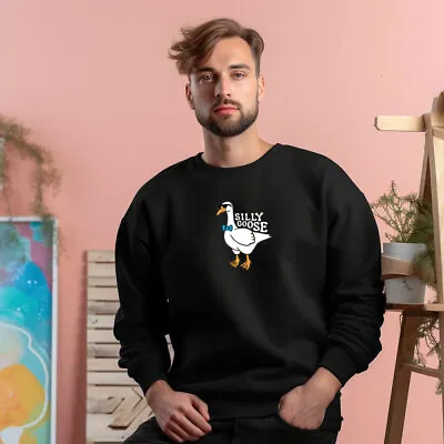 Buy Silly Goose Sweatshirt Funny Birthday Unisex Jumper Gift Xmas Joke Humor Sweater • 16.99£