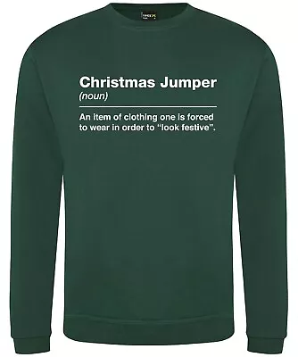 Buy Christmas Jumper Sarcastic Definition C Funny Bah Humbug Sweatshirt SWEATER SALE • 15.95£