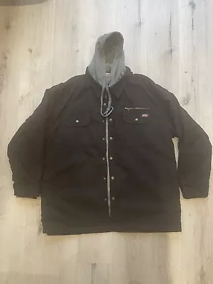 Buy Dickies Jacket Adult 3XL XXXL Black Work Wear Outdoors Chore Hoodie Coat Mens • 25£