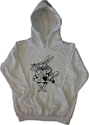 Buy Alice In Wonderland Rabbit Kids Hoodie Sweatshirt • 16.99£