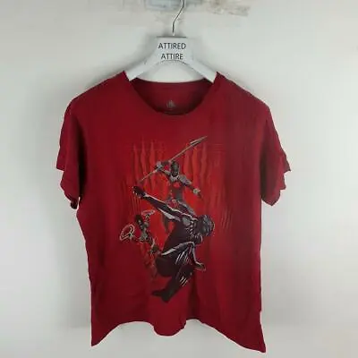 Buy Black Panther T Shirt Womens Red Xxl F75 • 5.99£