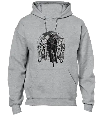 Buy Star Bikers Hoody Hoodie Funny Trooper Vader Cycling Design Bike Cyclist Top • 16.99£